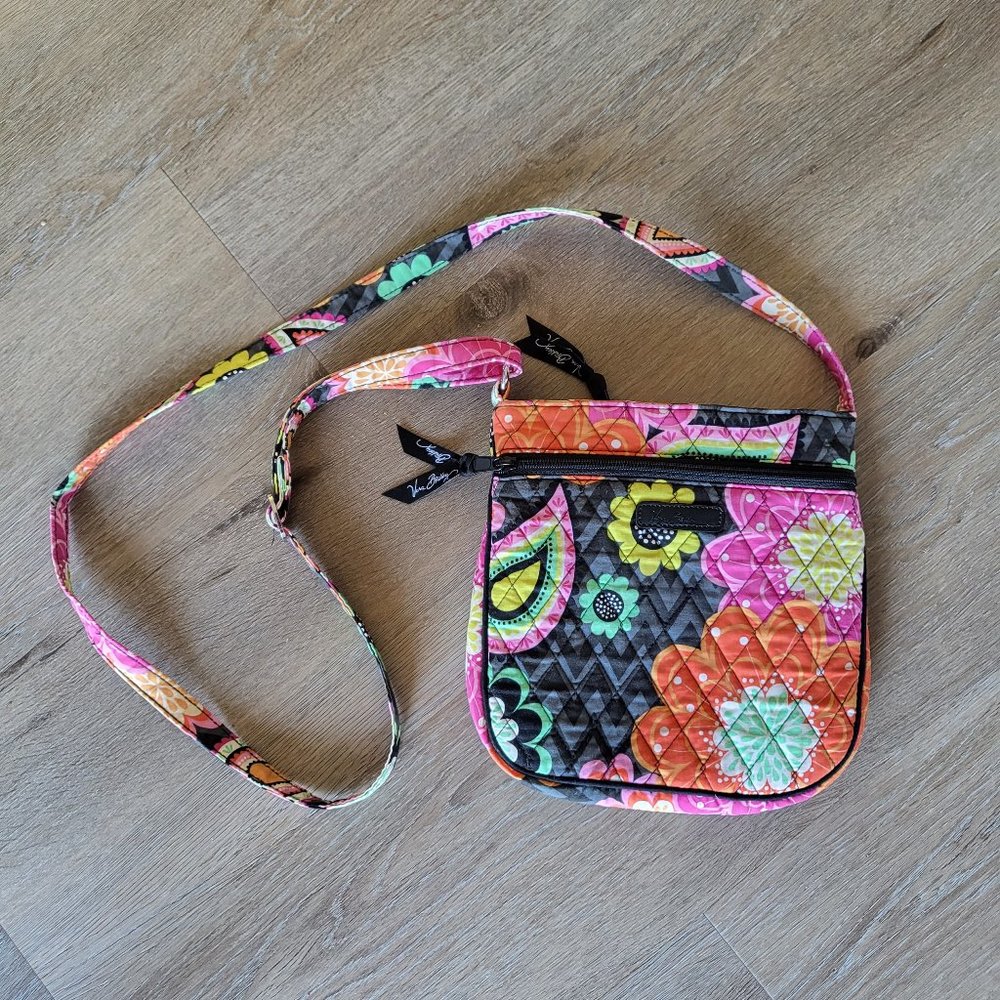 Vera Bradley Crossbody Bag Ziggy Zinnia